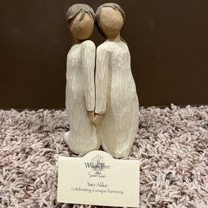 “Two Alike” Willow Tree statue.